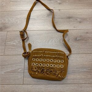 Ollie & B - Suede Studded Crossbody Bag